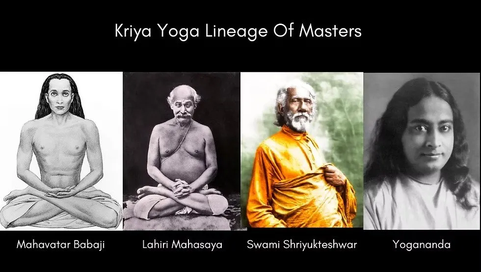 Kriya Yoga Gurus Lineage