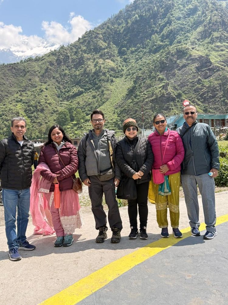 Char Dham guests on a Himalayan road, ex-Haridwar 8N/9D with Kedarnath helicopter